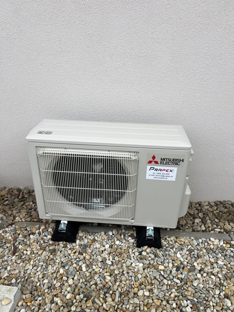 namontovaná klimatizácia Mitsubishi